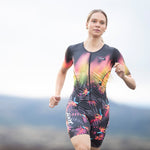 Zoot Sports TRI RACESUITS Women's Ltd Tri Aero Fz Racesuit - Tropical Magic