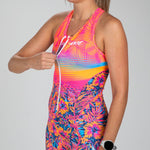 Zoot Sports TRI RACESUITS Women's Ltd Tri Slvs Fz Racesuit - Club Aloha