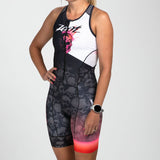 Zoot Sports TRI RACESUITS Women's Ltd Tri Slvs Fz Racesuit - Darkside
