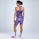 Zoot Sports TRI RACESUITS Women's Ltd Tri Slvs Fz Racesuit -Flora