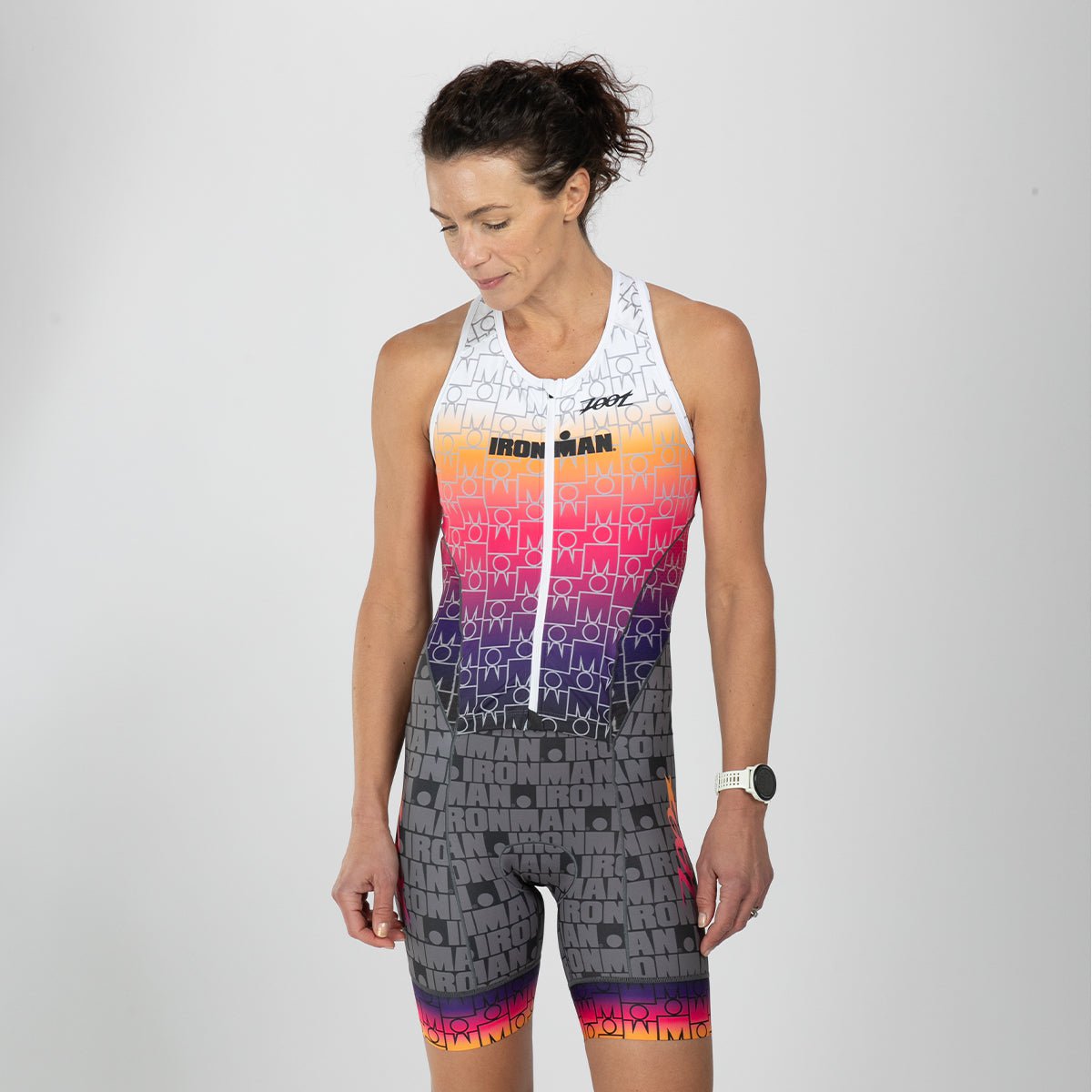 Zoot Sports TRI RACESUITS Women's Ltd Tri Slvs Fz Racesuit - IM Endurance