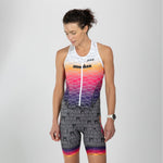 Zoot Sports TRI RACESUITS Women's Ltd Tri Slvs Fz Racesuit - IM Endurance