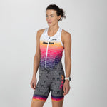 Zoot Sports TRI RACESUITS Women's Ltd Tri Slvs Fz Racesuit - IM Endurance
