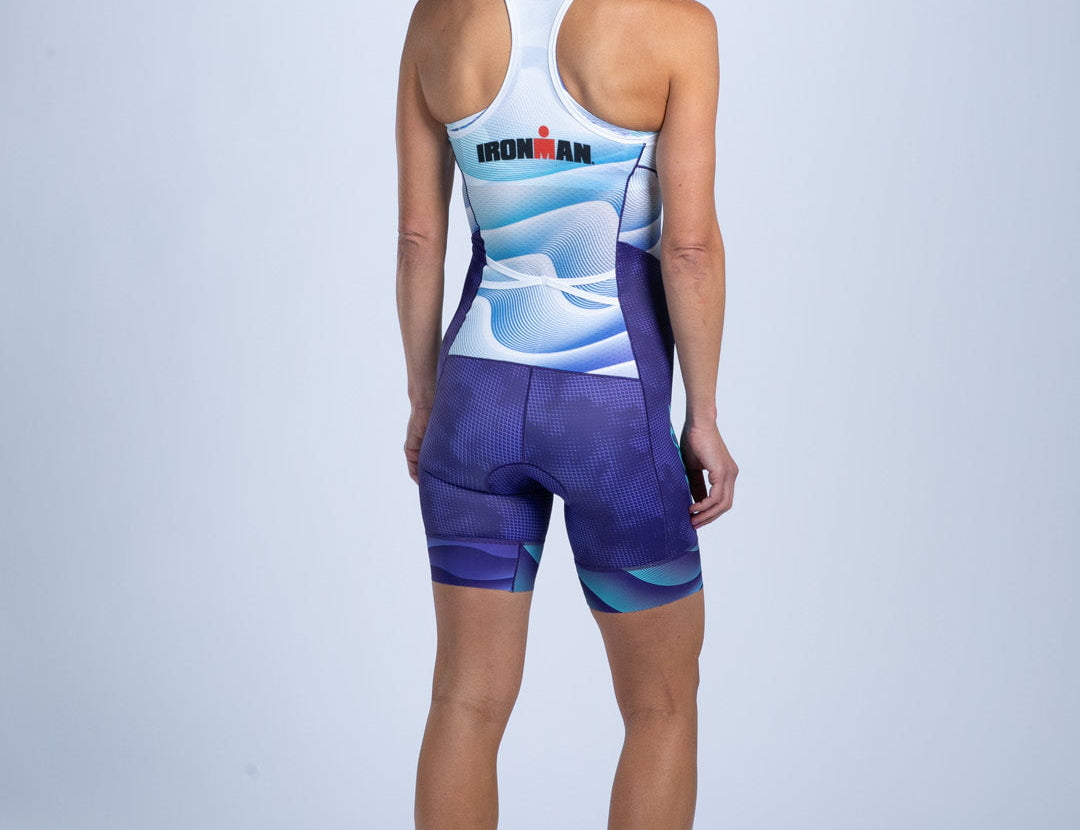 Zoot Sports TRI RACESUITS Women's Ltd Tri Slvs Fz Racesuit - IM Stratos