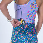 Zoot Sports TRI RACESUITS Women's Ltd Tri Slvs Fz Racesuit - Kaleidoscope