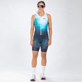 Zoot Sports TRI RACESUITS Women's Ltd Tri Slvs Fz Racesuit - La Plage