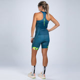 Zoot Sports TRI RACESUITS Women's Ltd Tri Slvs Fz Racesuit -Techno