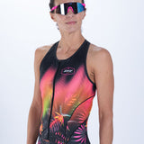 Zoot Sports TRI RACESUITS Women's Ltd Tri Slvs Fz Racesuit - Tropical Magic