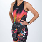 Zoot Sports TRI RACESUITS Women's Sprint Tri Hyperglide Backzip Racesuit - Tropical Magic