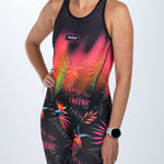 Zoot Sports TRI RACESUITS Women's Sprint Tri Hyperglide Open Back Racesuit - Tropical Magic