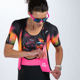 Zoot Sports TRI RACESUITS Women's Ultra Tri P1 Exos Racesuit - Tropical Magic