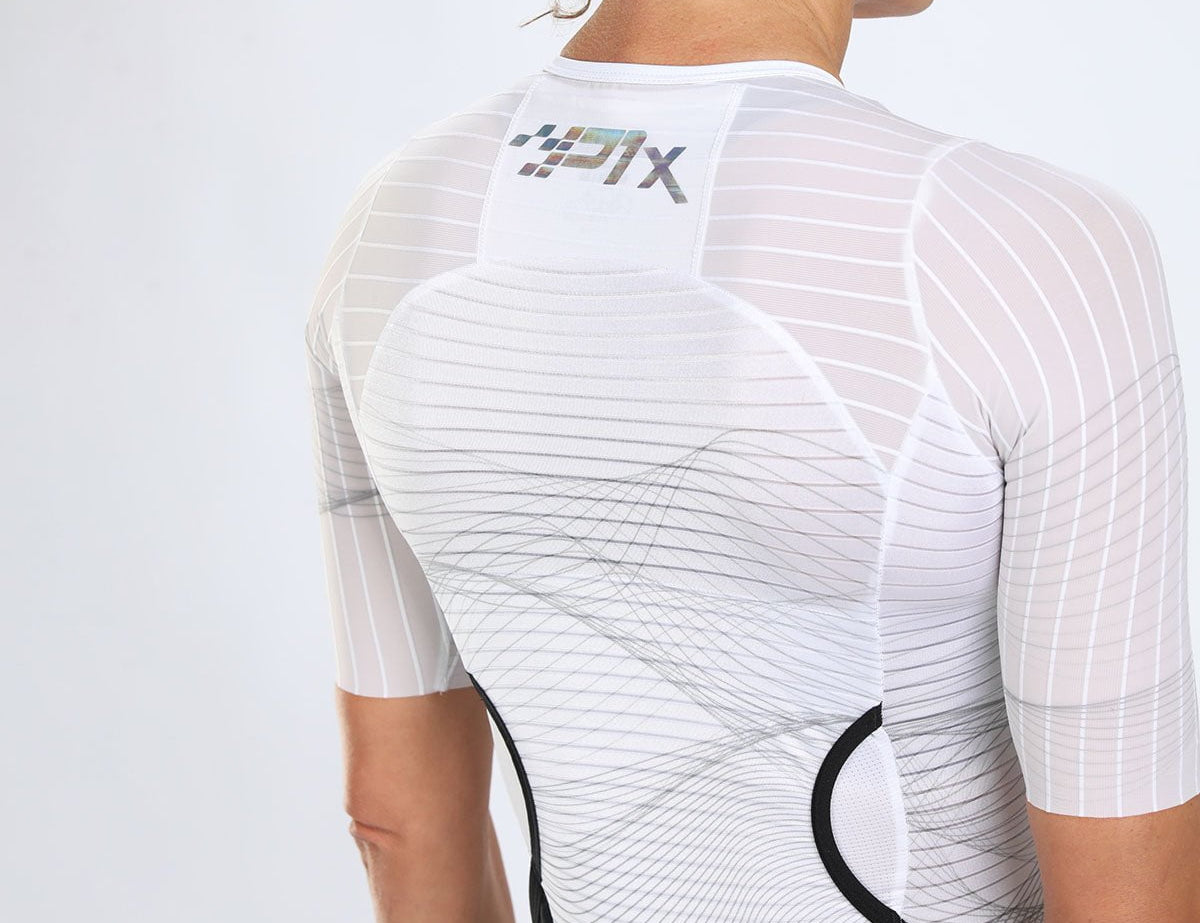 Zoot Sports TRI RACESUITS Women's Ultra Tri P1x Racesuit - Hyperwhite
