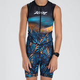 Zoot Sports TRI RACESUITS Youth Protégé Ltd Tri Racesuit - Club Aloha Blue