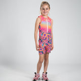 Zoot Sports TRI RACESUITS Youth Protégé Ltd Tri Racesuit - Club Aloha Pink