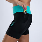 Zoot Sports TRI SHORTS Women's Core Tri 6" Short - Aqua Blue