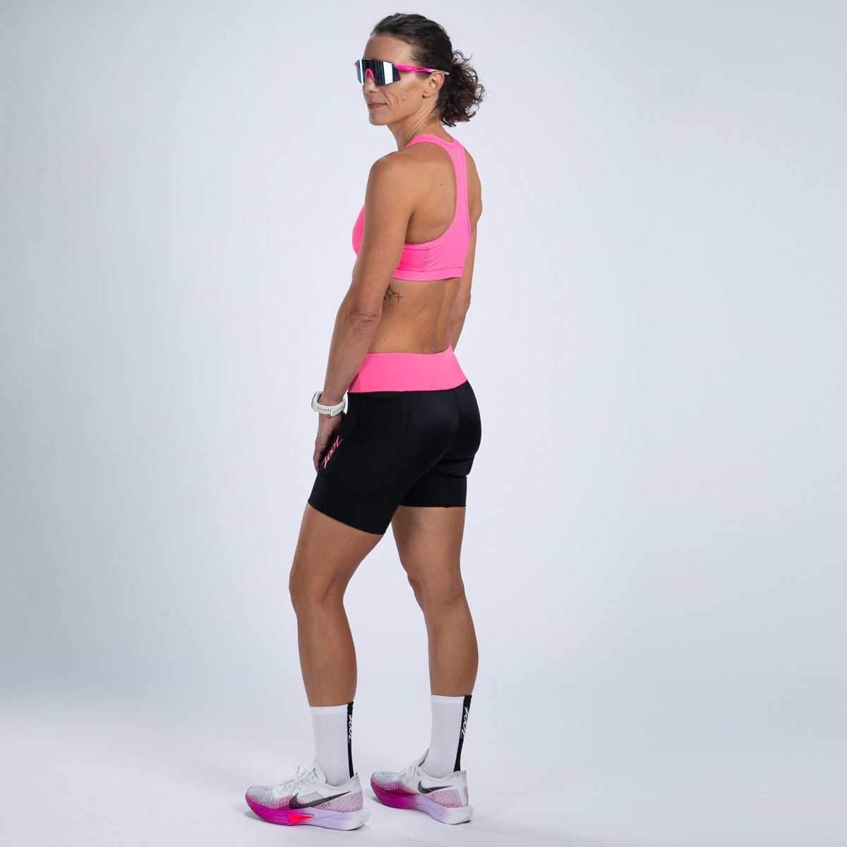 Zoot Sports TRI SHORTS Women's Core Tri 6" Short - Bright Pink