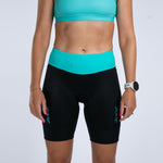 Zoot Sports TRI SHORTS Women's Core Tri 8" Short - Aqua Blue