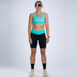 Zoot Sports TRI SHORTS Women's Core Tri 8" Short - Aqua Blue