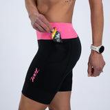 Zoot Sports TRI SHORTS Women's Core Tri 8" Short - Bright Pink