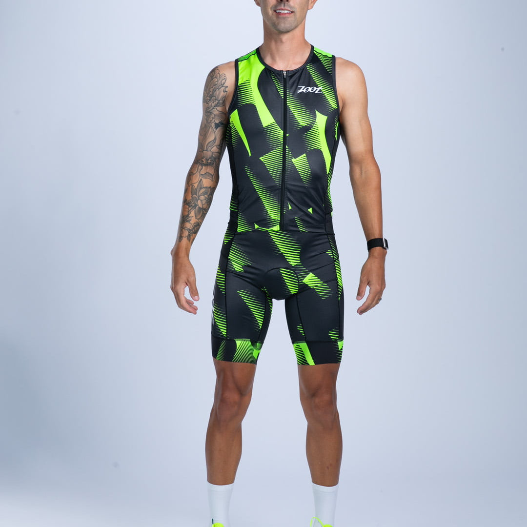 Zoot Sports TRI SLEEVELESS RACESUITS Men's Ltd Tri Slvs Fz Racesuit - Icon