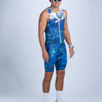 Zoot Sports TRI SLEEVELESS RACESUITS Men's Ltd Tri Slvs Fz Racesuit - Island Original