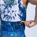 Zoot Sports TRI SLEEVELESS RACESUITS Men's Ltd Tri Slvs Fz Racesuit - Island Original