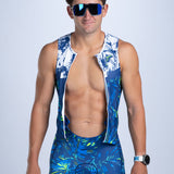 Zoot Sports TRI SLEEVELESS RACESUITS Men's Ltd Tri Slvs Fz Racesuit - Island Original