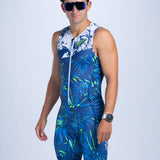 Zoot Sports TRI SLEEVELESS RACESUITS Men's Ltd Tri Slvs Fz Racesuit - Island Original