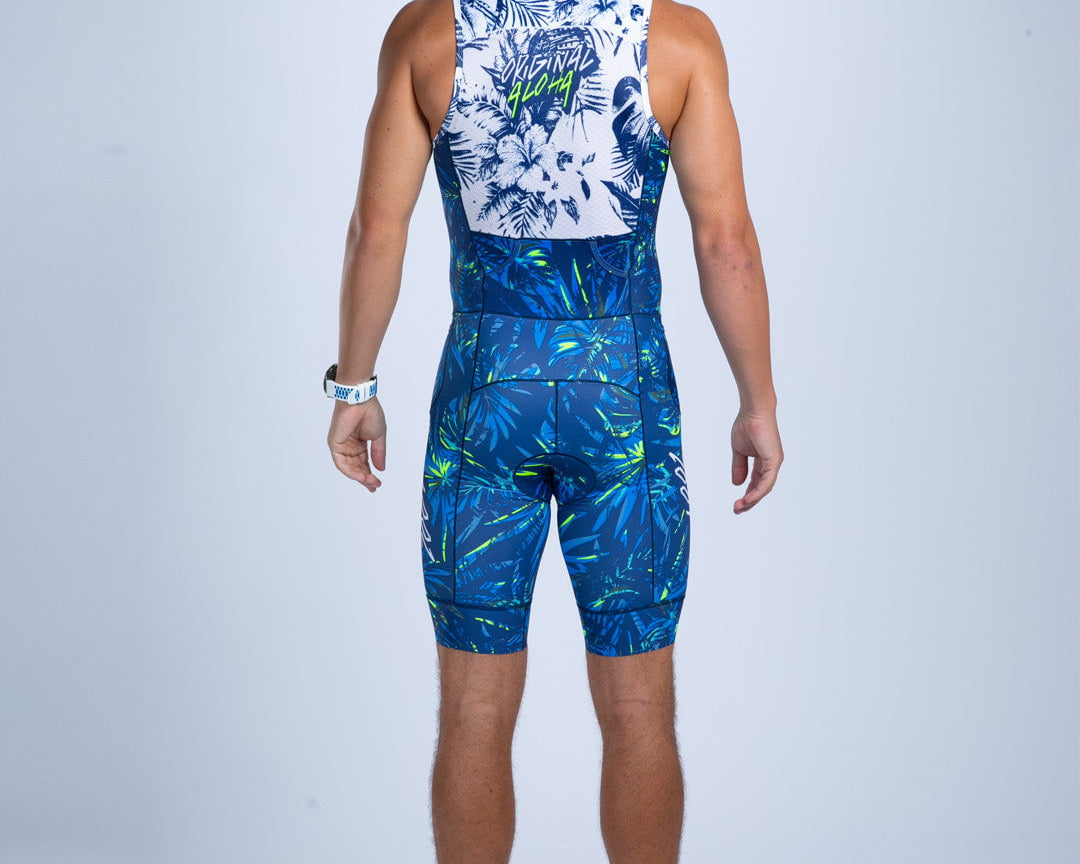 Zoot Sports TRI SLEEVELESS RACESUITS Men's Ltd Tri Slvs Fz Racesuit - Island Original
