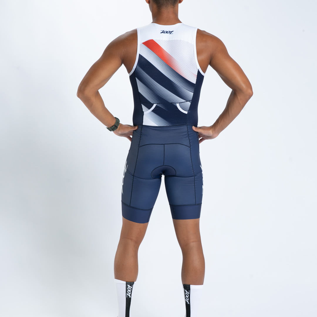 Zoot Sports TRI SLEEVELESS RACESUITS Men's Ltd Tri Slvs Fz Racesuit - Rouler