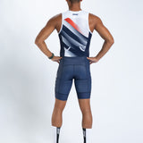 Zoot Sports TRI SLEEVELESS RACESUITS Men's Ltd Tri Slvs Fz Racesuit - Rouler