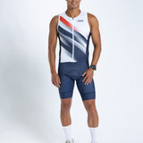 Zoot Sports TRI SLEEVELESS RACESUITS Men's Ltd Tri Slvs Fz Racesuit - Rouler