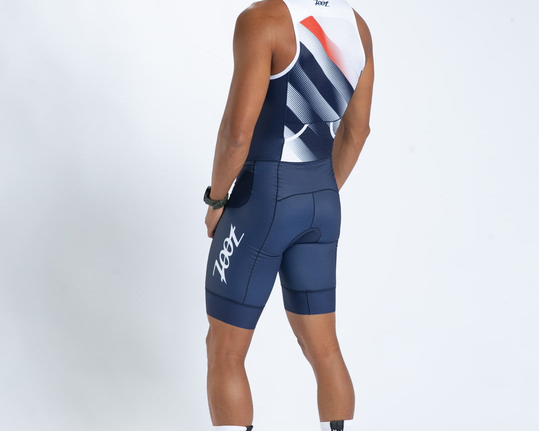 Zoot Sports TRI SLEEVELESS RACESUITS Men's Ltd Tri Slvs Fz Racesuit - Rouler