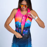 Zoot Sports TRI SLEEVELESS RACESUITS Women's Ltd Tri Slvs Fz Racesuit - Elements