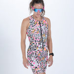 Zoot Sports TRI SLEEVELESS RACESUITS Women's Ltd Tri Slvs Fz Racesuit - Fierce