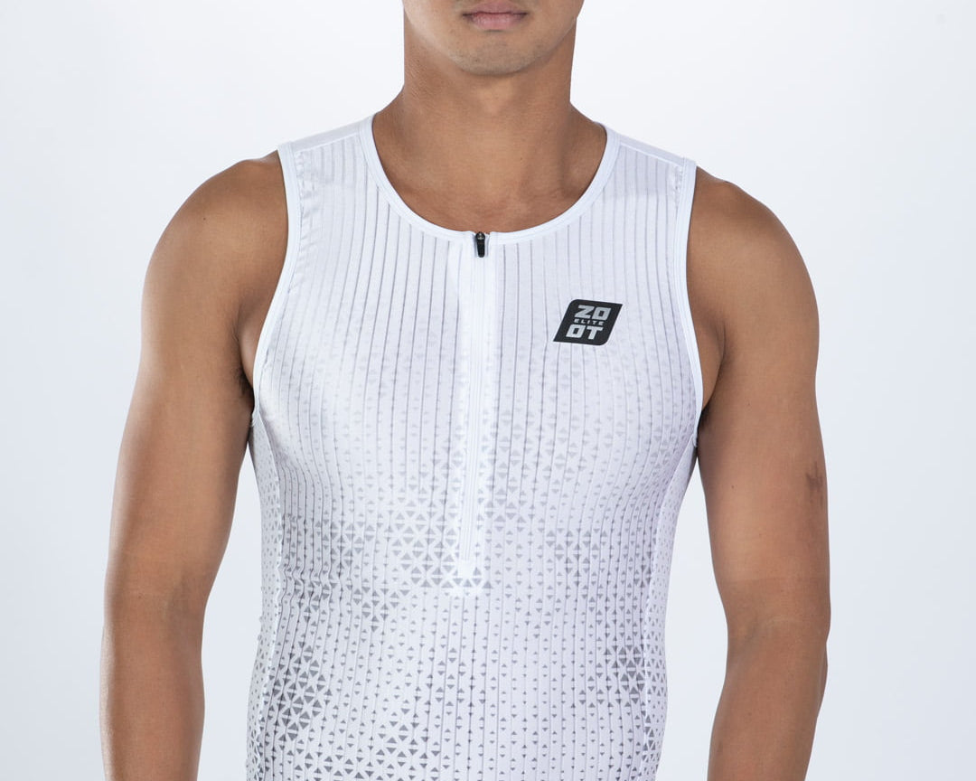 Zoot Sports TRI TANKS Men's Elite Tri Tank - Sonic White
