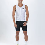 Zoot Sports TRI TANKS Men's Elite Tri Tank - Sonic White