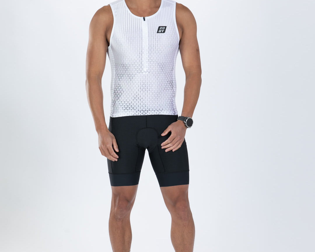 Zoot Sports TRI TANKS Men's Elite Tri Tank - Sonic White