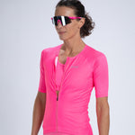 Zoot Sports TRI TOPS Women's Core Tri Jersey - Bright Pink