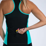 Zoot Sports TRI TOPS Women's Core Tri Racerback - Aqua Blue