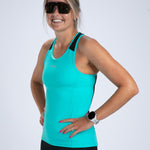 Zoot Sports TRI TOPS Women's Core Tri Racerback - Aqua Blue
