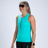 Zoot Sports TRI TOPS Women's Core Tri Tank - Aqua Blue