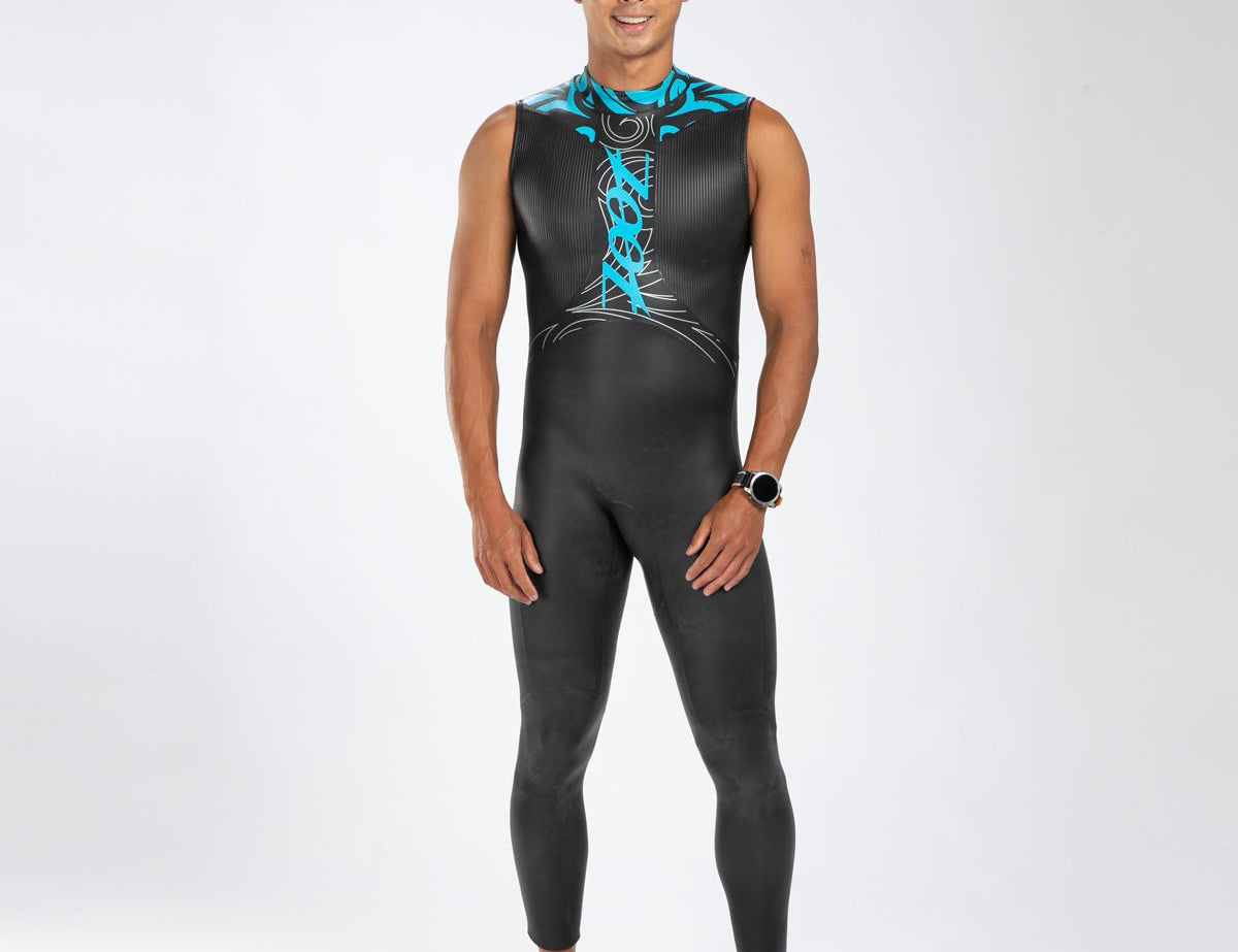 Zoot Sports WETSUITS Men's Manta Sleeveless Wetsuit - Marine Blue