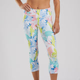 Zoot Sports Womens LTD Run Pulse Capri - Salty