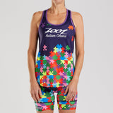 Zoot Sports Womens LTD Run Singlet - Autism Ohana