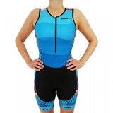 Zoot Sports Womens Triathlon Performance Front Zip Racesuit