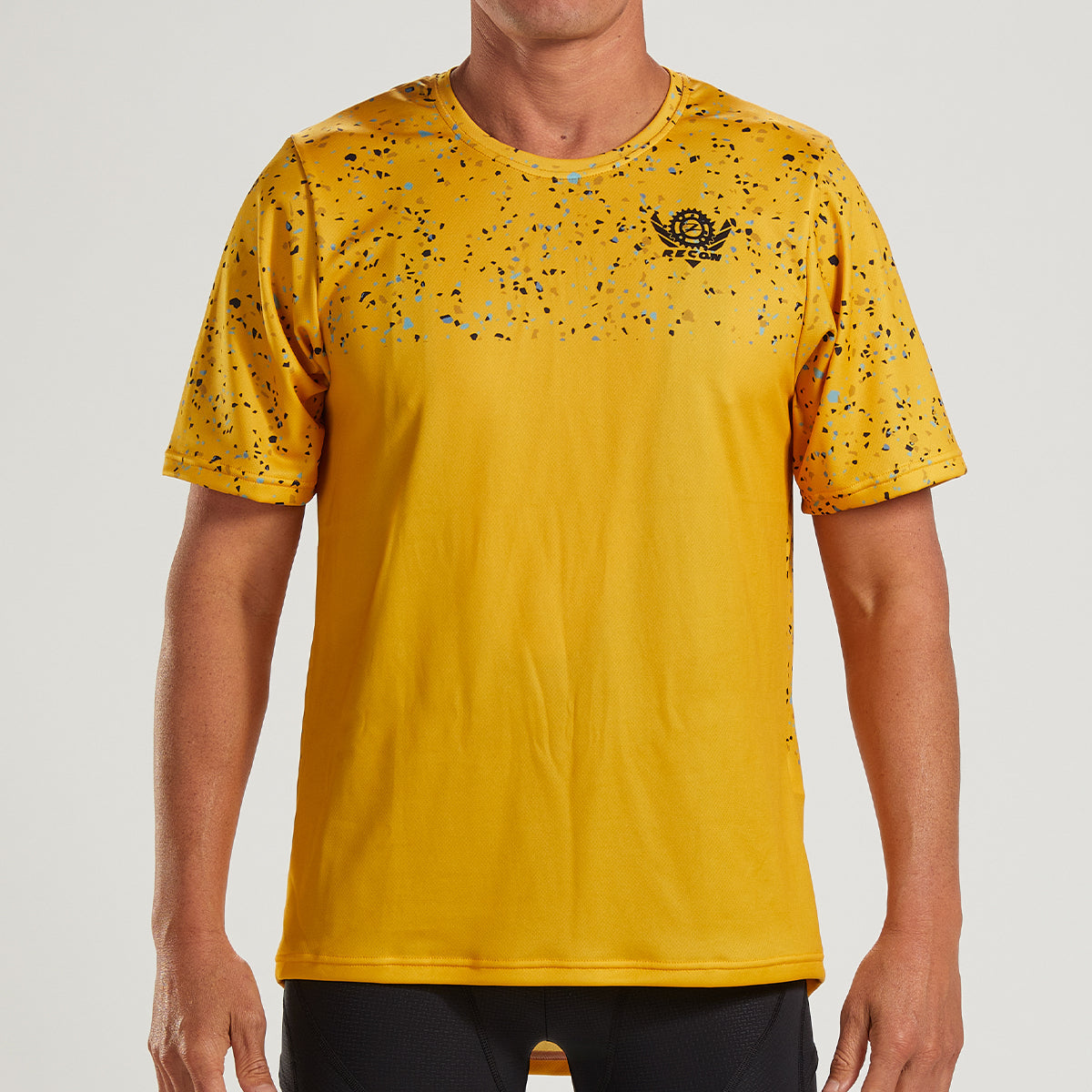 Zoot Sports Mens Recon Cycle Enduro Jersey - Sulfur