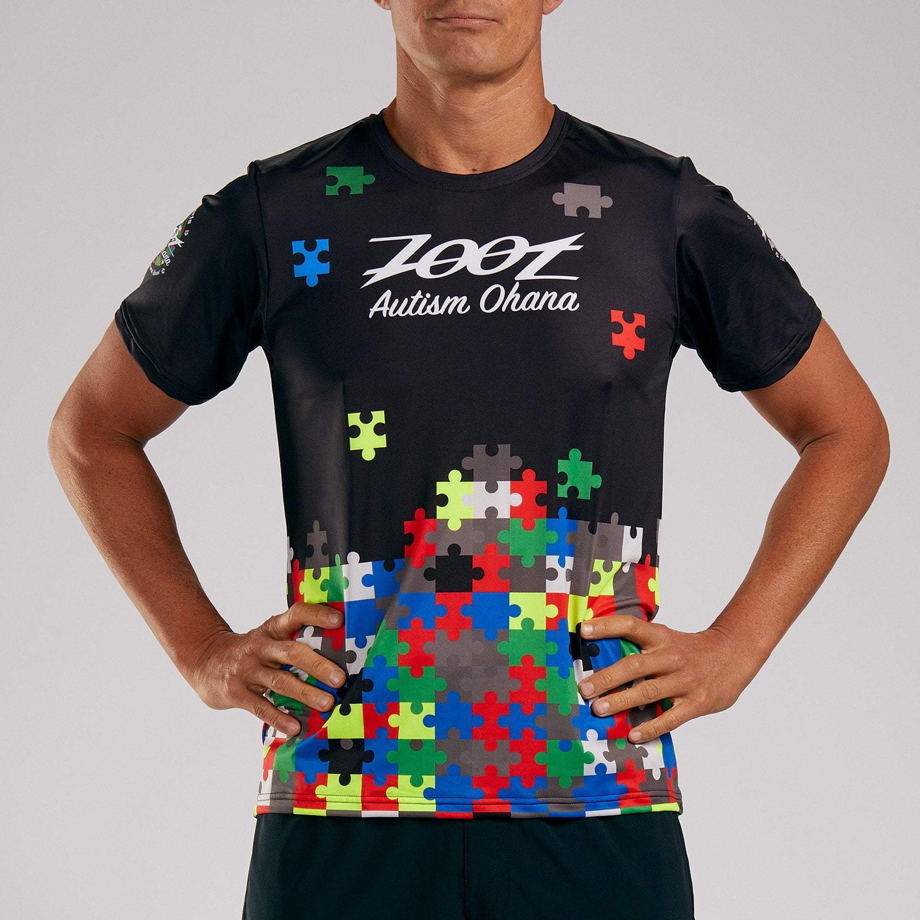 Zoot Sports Mens LTD Run Tee - Autism Ohana