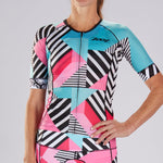 Zoot Sports Womens LTD Triathlon Short Sleeve Jersey - Cali 19