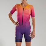 Zoot Sports Womens LTD Triathlon Aero Full-Zip Racesuit -  Sunset